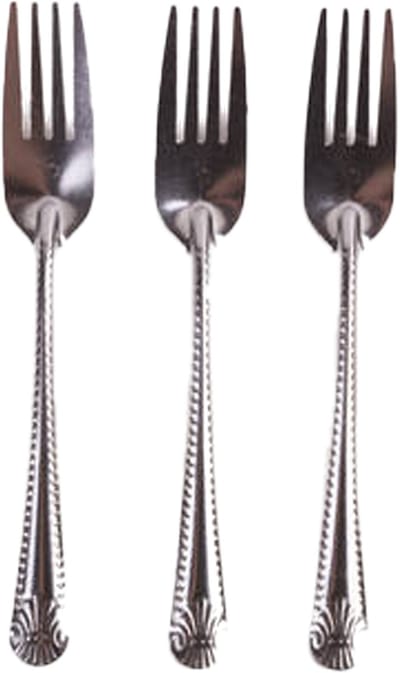 Benson diner vorken - 3x - RVS - 19 cm - tafelbestek - voor iedere gelegenheid