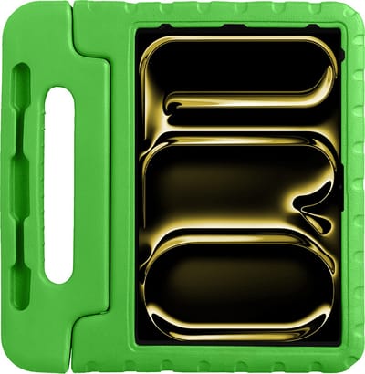 Hoes - Geschikt voor Apple iPad Pro (2024/2025) - 13 inch - Kinderhoes Shockproof Bumper - Kidsproof Case - Tablet Hoesje - Kinder Hoesje Cover - Groen