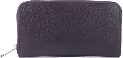 Giuliano lederen portemonee - Dames - Made in Italy - Koffie