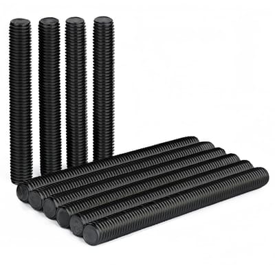 Set van 10 M6 x 80 mm Draadstangen van RVS - Robuust, Volledig Metric, DIN976 voor Industrieel Gebruik en Constructie