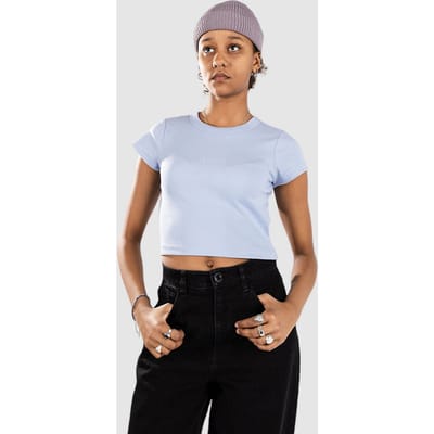 Element Lowcase Crop T-Shirt blauw