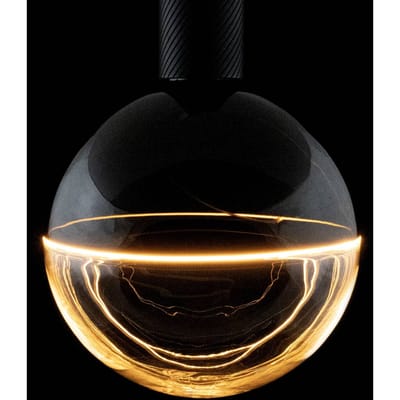 Segula LED-Globe Illusion E27 G190 helder/zwart 6W 1900K dimbaar