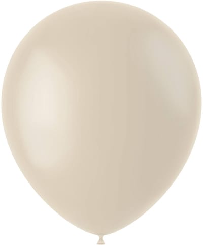 Folat - Ballonnen Creamy Latte 33 cm – 10 Stuks