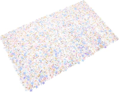 Manicure Handsteun - Nageltafelmat - Nagelkunst Maken - Antislip Onderkant - 40.5 x 25 cm - Glitter Multi