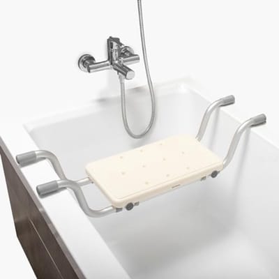 2-in-1 Antislip Badstoel en Stapstoel