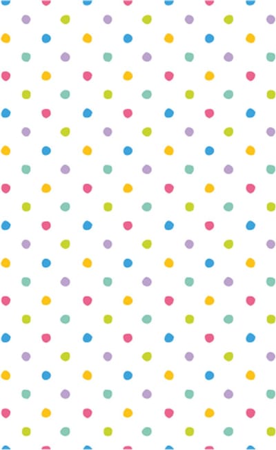 Plastic tafelkleed 137x274cm - Party stippen
