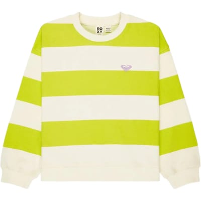 Roxy Little Things Sweatshirt Groen,Geel 16 Years Meisje