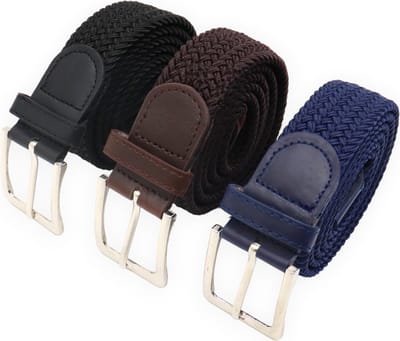 Safekeepers elastische riemen - Elastiek riem - stretch riemen - riem heren - riemen dames - 3 Stuks
