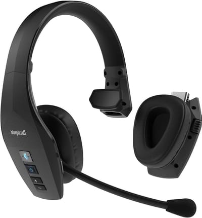 Draadloze Headset - Stereo Mono - Heldere Gesprekken - Ruisonderdrukkende Microfoon - 36 Uur Spreektijd - Zwart