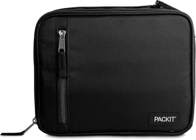 Vriesbare Lunchtas - Lunchbox met Koeling - Lunch Koel Houden - Ingebouwde Vriesgel - 21 cm hoog - Zwart