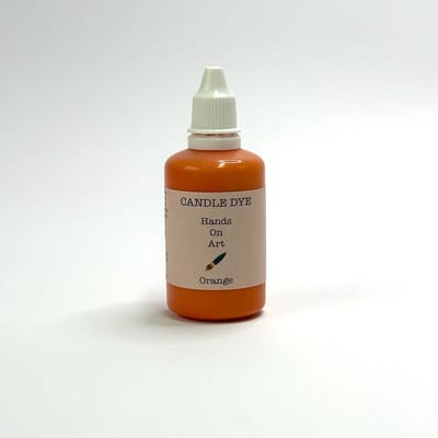 MGM Trading® - Hands on art - Candle dye - Kleurstof voor kaarsvet - 20 ml - 1 fles - Hoog Geconcentreerd - Oranje