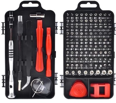 Allecto - Precisie-schroevendraaierset - 110-in-1 Telefoonreparatieset - Professioneel en handig - Lichtgewicht - Voor laptop, horloge en computer ...