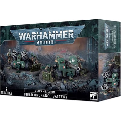 Beeldje Games Workshop Warhammer 40k - Astra Militarum Batterie d'Artillerie