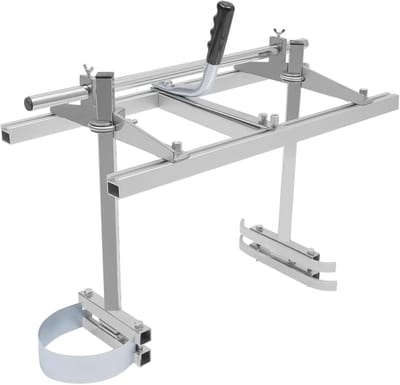 Mobiele zaagtafel - Draagbaar zaaggereedschap - Hout zagen - Verstelbare breedte - Tot 61 cm - Zilver