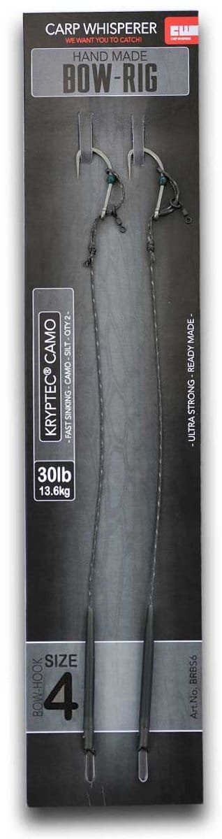 Carp Whisperer - Bow rig - Haak maat: 6 - 2 stuks - Gravel