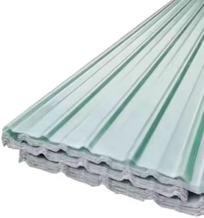 Glasvezel Daglichtpanelen - Heldere Dakplaten - Kas Afdekken - Slagvast en Weerbestendig - 0.9x0.5m - Transparant