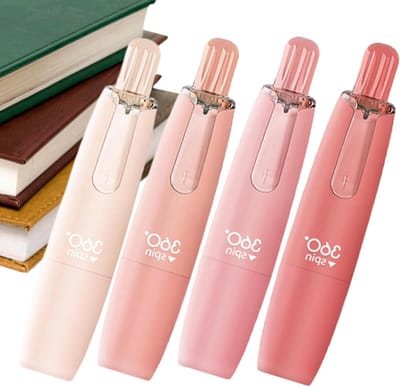 Lijmstift Dubbelzijdig Plakband - Plakroller Tape Pen - Scrapbooking Knutselen - Consistente Kleefprestaties - 49 meter - Meerdere kleuren