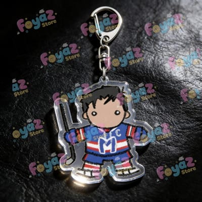 Cartoon Verwarmde Rivaliteit Sleutelhanger voor Accessoire Tas Chaim Shane Hollander Ilya Rozanov Sleutelhangers voor Geliefden Sieraden Vrienden Cadeaus gray
