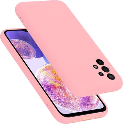 Cadorabo Hoesje geschikt voor Samsung Galaxy A23 4G / 5G in LIQUID ROZE - Beschermhoes gemaakt van flexibel TPU silicone Case Cover