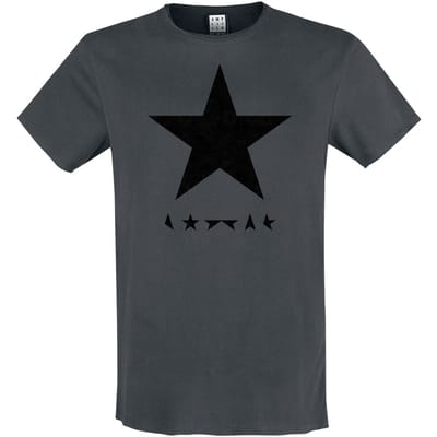 Bowie, David T-shirt - Amplified Collection - Black Star - S tot 3XL - voor Mannen - actraciet