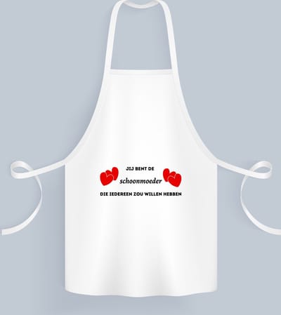Akyol - jij bent de schoonmoeder die iedereen zou willen hebben Keukenschort - Schoonmoeder - geweldige schoonmoeder - liefste schoonmoeder - verjaardag - cadeau - kado - bedankje - geschenk - 82 bij 71 cm