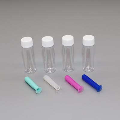4 stuks contactlensverwijderaar-inbrenggereedschap draagbare siliconen contactlenzen-applicator met plastic fles voor harde lenzen