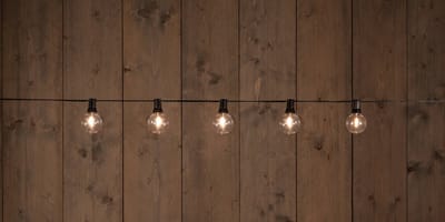 Anna's Collection Partylights 10 LED 5 meter 4cm transparant