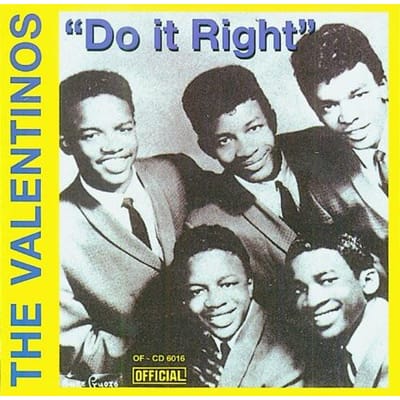 CD VALENTINOS - Do It Right OFCD6016 Officieel Denemarken Soul/Funk Gebruikt