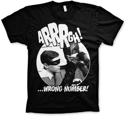 Batman Arrrgh Wrong Number Big Tall T-shirt WB-1-BAT026-H45-15