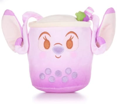 Angel Bubble Tea - Disney Lilo & Stitch Pluche Knuffel 25 cm - Disney Plush Toy - Speelgoed knuffeldier knuffelpop voor kinderen jongens meisjes - knuffels Lilo en Stitch, Angel, Leroy, Stitch