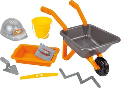 Bouwpakket Speelgoed - Zandbak Accessoires - Buiten Spelen - Gemaakt in Frankrijk - 8 Delige Set - Meerkleurig