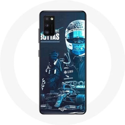 Samsung Galaxy A41 Case Formule 1 Valtteri Bottas F1 Driver Zwart zwart