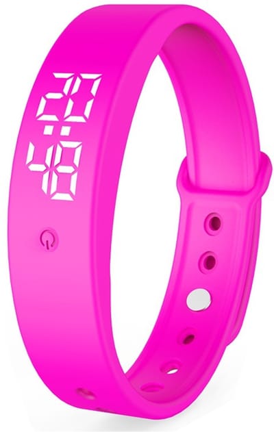 Wekker Wekhorloge - Trillingsalarm Armband - Trillingsalarm Herinneringshorloge - Stille Trillingswekker Armband - Trilarmband - 1 stuk - Magenta