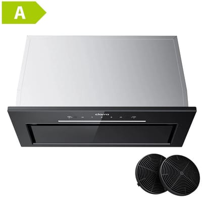 Ciarra CBCB5931A-OW 52 cm inbouwafzuigkap - Gebaren en Touch control - Energieklasse A - Recirculatie & afzuiging - LED