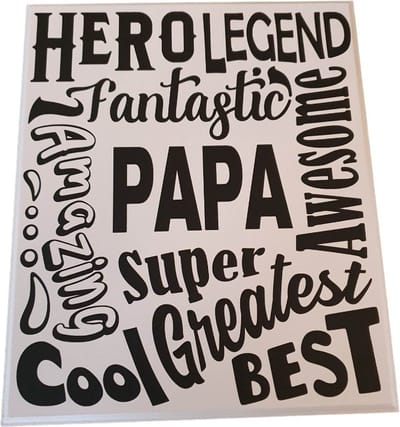 Spreuken - Tekstbord Opa - Papa - Vaderdag - Verjaardag -Quote - Gepersonaliseerd Cadeau -