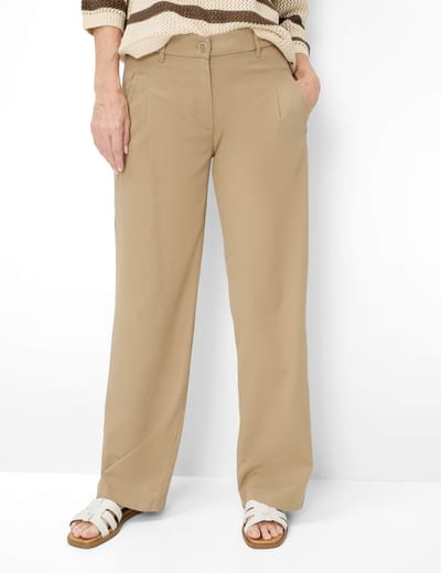 Raphaela by Brax Dames Broek  Style PEGGY FLARED BAMBOO, beige, maat 36K