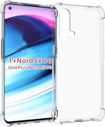 MobyDefend Hoesje - Geschikt voor OnePlus Nord CE - Transparante Shockproof TPU Backcover - Verstevigde Hoeken - Volledig Doorzichtig