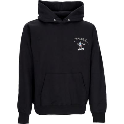 Gonz Mini Logo Hoodie Zwarte herenhoodie
