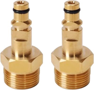 Quick-Click-adapters voor hogedrukslangen met M22 Quick Connect-aansluiting - Set van 2