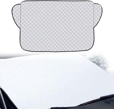 Anti-vries en sneeuwbescherming voor autoruit, zonnescherm en isolerende deken, 140x95cm, ideaal voor winterse omstandigheden