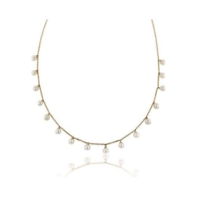 Luna-Pearls Dames halskettingen halssieraden aaneenschakelingen 216.0708