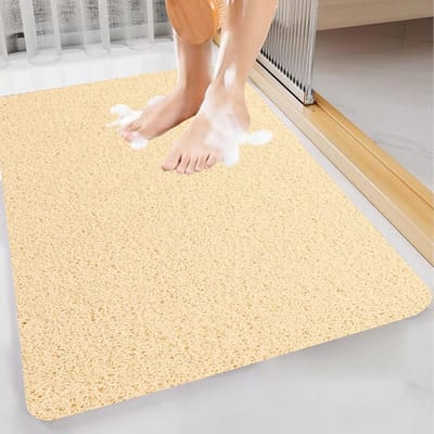 Antislip Douchemat - Wasbare Badmat met Afvoer en Sneldrogend Comfort - Veilig voor Ouderen en Kinderen