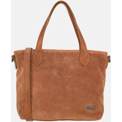 Bear Design Wietske Suede Leren Handtas - Cognac