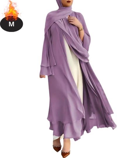 Bovista Islamitische Kleding - Djellaba Dames - Moslim Kleding - Arabisch Dames Kaftan - Alhamdulillah - PaarsM