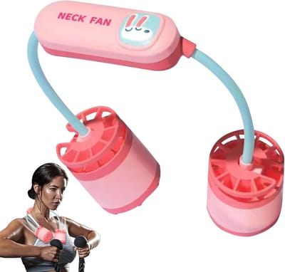 Draagbare Halsventilator, Persoonlijke Oplaadbare USB Ventilator - Stille Bladloze Ventilator Met 3 Snelheden Voor Reizen, Sport & Buiten