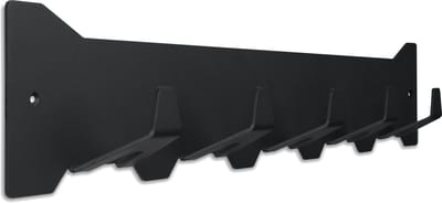 Gorillz Triangle Five Wandkapstok – Stijlvol en Praktisch Industrieel Design - Zwart