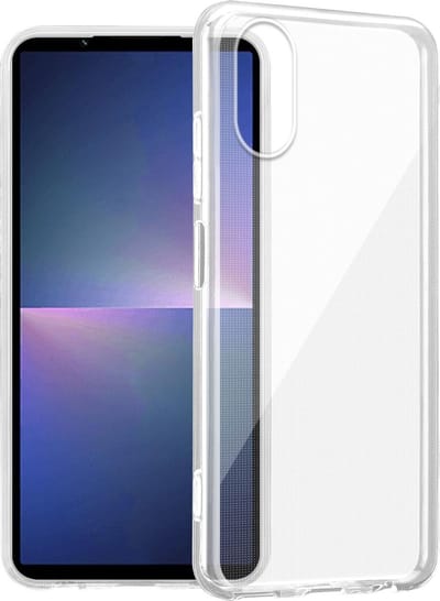 Cadorabo Hoesje geschikt voor Sony Xperia 5 V in VOLLEDIG TRANSPARANT - Beschermhoes gemaakt van flexibel TPU Silicone Case Cover