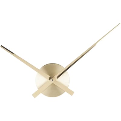 Karlsson Wandklok Little Big Time - Mini alu Goud - Ø44cm - Scandinavisch