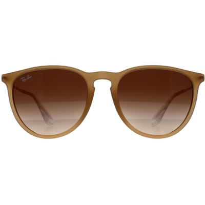 Ray-Ban RB4171 Erika 681413 gepolijst rubber beige gradiÃ«nt bruin zonnebril