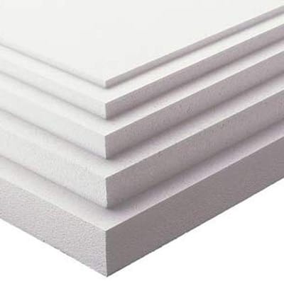 Piepschuimplaten - Isolatieplaten - Warmte isoleren - Hoge dichtheid - 100x100x2 cm - Wit